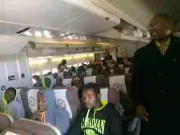 First Batch Of 481 Nigerian Trapped In Libya On Their Way Back Home (Photos)